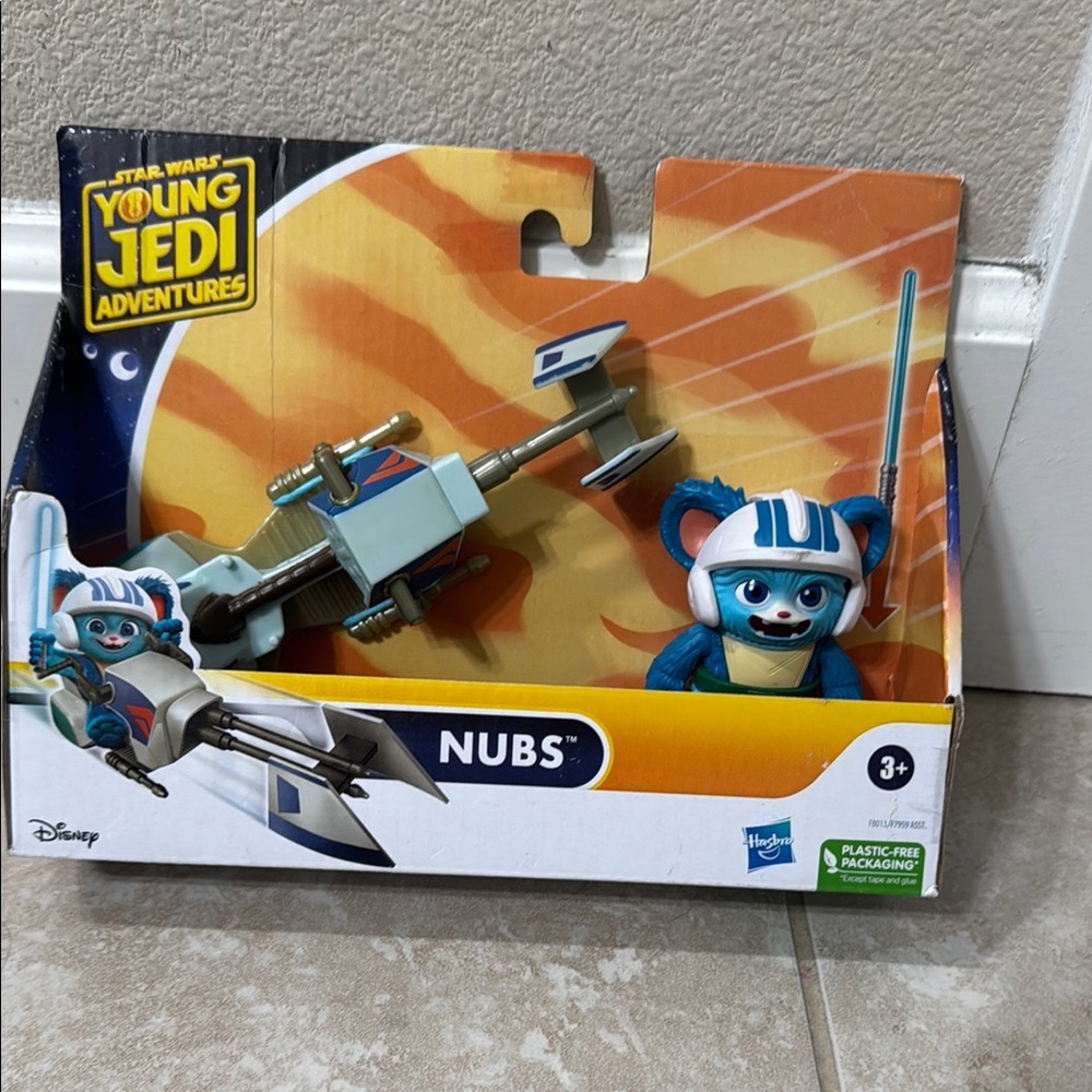 Hasbro Star Wars Young Jedi Nubs Blue and White Figure